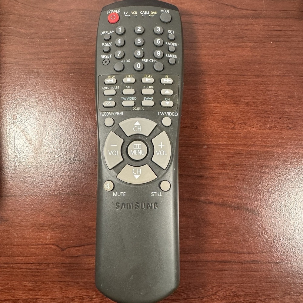 OEM Samsung Universal Remocon Wireless Remote Control Unit 00251A Black